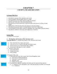 Counseling Chapter 7 Homework The functions and structure of the American courts