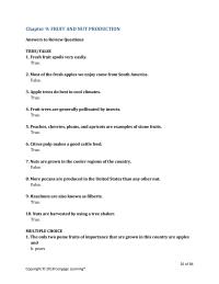Agriculture Chapter 9 Homework What Are Some Ways Fruit Used Fruit