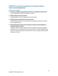 Agriculture Chapter 9 Homework What Advantages Plant Nurseries Gain Using Asexual