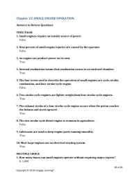 Agriculture Chapter 23 Homework Keep All Shields Place Not Operate Engines