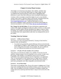 Astronomy & Astrophysics Chapter 8 Homework This section covers the diverse subject of icy