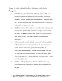 Veterinary Medicine Chapter 13 Snakes Will Through Skin Shed Cycle Known