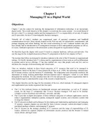 Chapter 1 Homework Managing Digital World Managing Digital