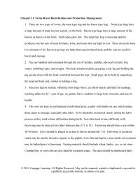 Veterinary Medicine Chapter 21 Chopped Hay Corn Cobs Are Also Ideal
