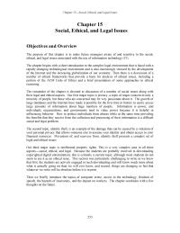 Chapter 15 Homework Has Created Ethical Problem For You