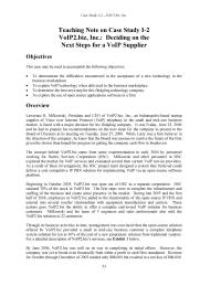 Case Study 1 Homework This Plan Calls For Installing The V2b