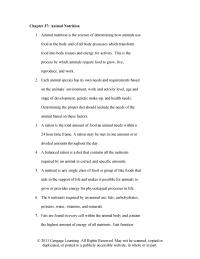 Veterinary Medicine Chapter 37 Proteins Are Nutrients That Are Essential Growth