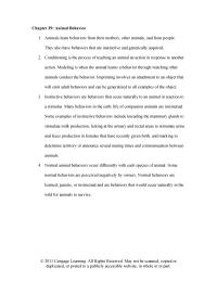 Veterinary Medicine Chapter 39 Abnormal Animal Behaviors Are Behaviors That Animals