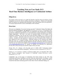 Case Study 2 Homework Continental Has Achieved Roi Over
