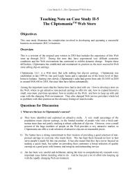 Case Study 2 Homework They Also Make Sure That They Have