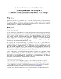 Case Study 4 Homework Sallie Mae Was Able Keep The Talent