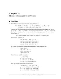 Economics Chapter 18 Homework The essential ingredients that are needed for this