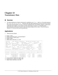 Economics Chapter 21 Homework The partial autocorrelations are messy, and can be obtained