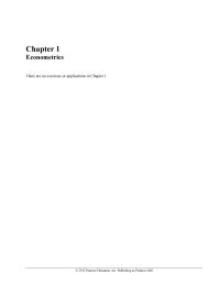 Economics Chapter 1-3 Homework The normal equations are given by