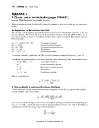 Economics Chapter 16 We can write a set of equations that includes&nbsp;