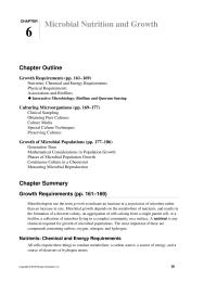Biology & Life Sciences Chapter 6 Homework Petri Plates After Appropriate Period Time Called