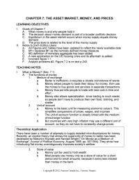 Economics Chapter 7 The Expected Inflation Rate Would Equal The