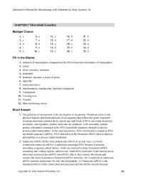 Biology & Life Sciences Chapter 7 Homework The genotype of an organism is the set of genes in