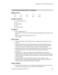 Biology & Life Sciences Chapter 8 Homework But Not The Human Genome Hybridization