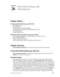 Biology & Life Sciences Chapter 26 Homework Eutrophication The Overgrowth Microorganisms Waterways Resulting From