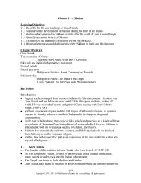Special Education Chapter 11 Homework The founder of this tradition is Guru Nanak