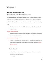 Networking Chapter 1 Homework Try Remember The Sense Confusion Concern That