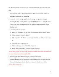 Networking Chapter 6 Homework Comptia Network Certification The Cisco Networking Academy