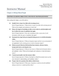 Business Ethics Chapter 4 Discuss the impact of including an ethics screen