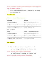 Networking Chapter 10 Homework Mac Address Table Enter The Command Show