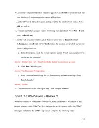 Networking Chapter 11 Homework Leave the Community rights as READ ONLY, type public in