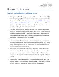 Business Ethics Chapter 01 The Author Cites Major Research Study The