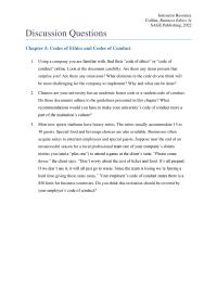 Business Ethics Chapter 05 The Suites Usually Accommodate Guests Special Food