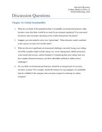 Business Ethics Chapter 12 Considering That Your College Does Not Have