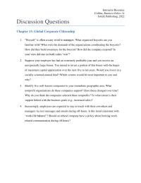 Business Ethics Chapter 13 Which Screens Would Most Important You And