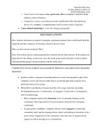 Business Ethics Chapter 13 Benefits Customer Relations Increased Brand Awareness