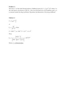 Chapter 1 The Mach number is a dimensionless ratio of the velocity