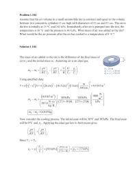 Chapter 1 What mass of air was added to the tire