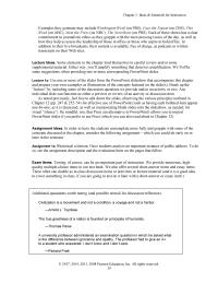 Communications Chapter 1 Homework Ideas Amp Materials For Instruction Examples
