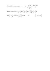 Chapter 2 It is desired that the manometer give a differential