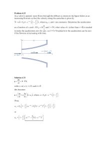 Chapter 4 A nozzle is designed to accelerate the fluid from&nbsp;
