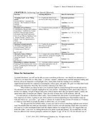 Communications Chapter 11 Homework Respect Time Limits Adhere The Time Allotted