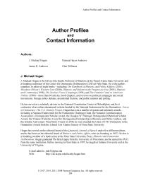 Communications Author Profiles Homework South Central Indiana Also Active Habitat For