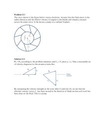 Chapter 12 By comparing the velocity triangles at the rotor&nbsp;