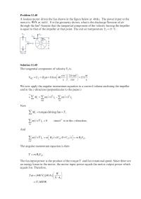 Chapter 12 The Velocity Used Drive The Axial Flow