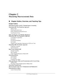 Economics Chapter 2 And Will Included Consumption Expenditure As
