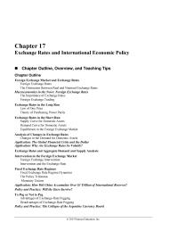 Economics Chapter 17 Chinese Yuan Appreciated Against The Dollar The
