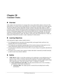 Economics Chapter 20 Homework Indifference Curve See Figure F1 The Marginal