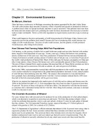 Economics Chapter 31 Homework Endangered Species Act Why Does Government Have