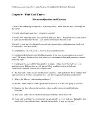 Chapter 6 Homework How Would You Assess The Follower Characteristics