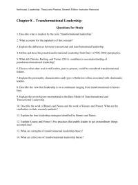 Chapter 8 Homework Describe The View That Leadership Continuum Ranging